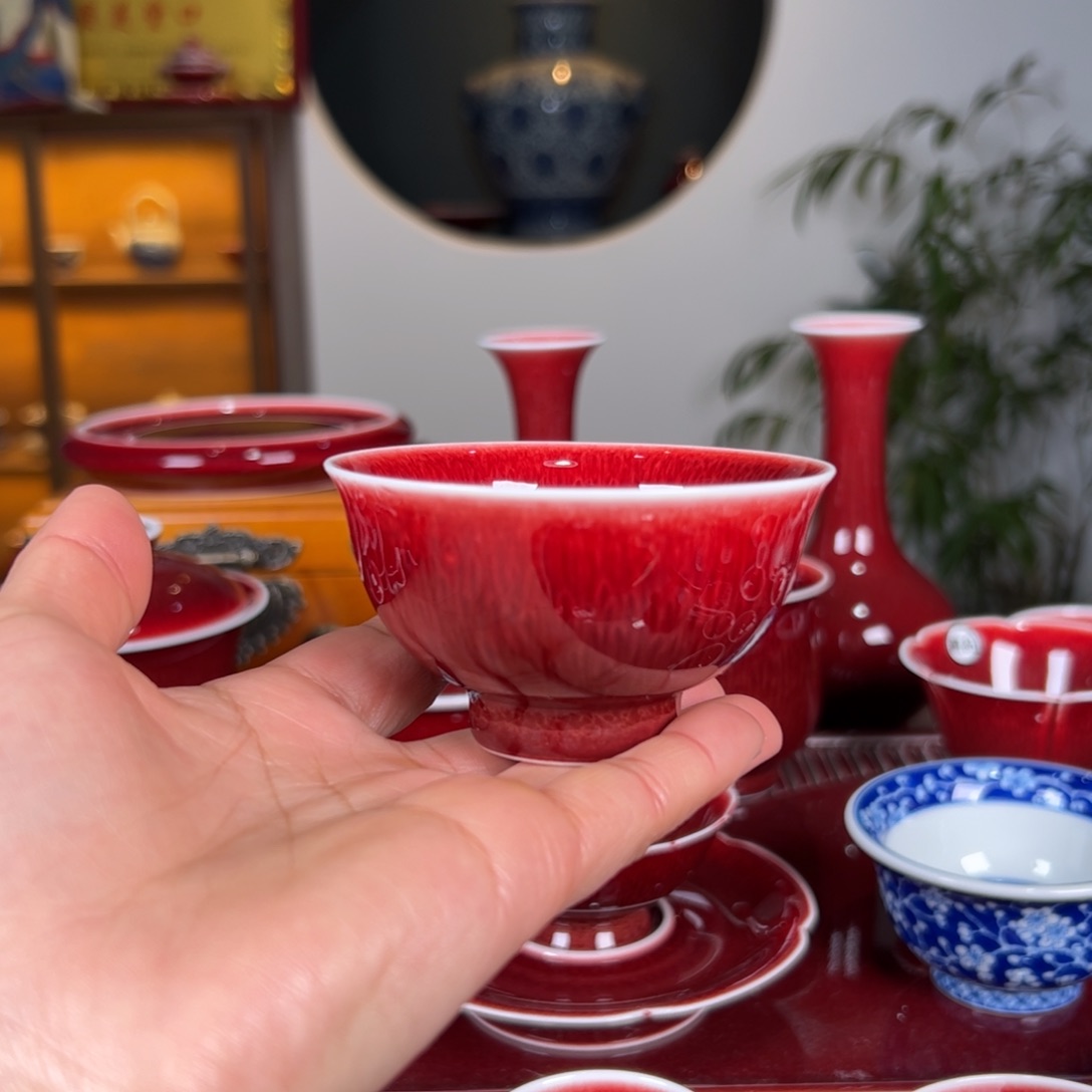 杯子景德镇原矿陶瓷杯