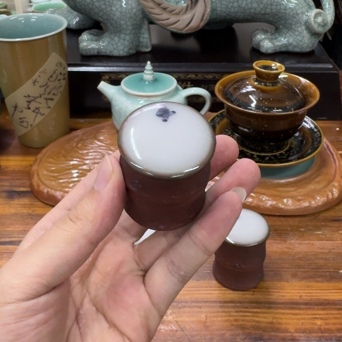 布***?龙泉青瓷茶具微瑕7670