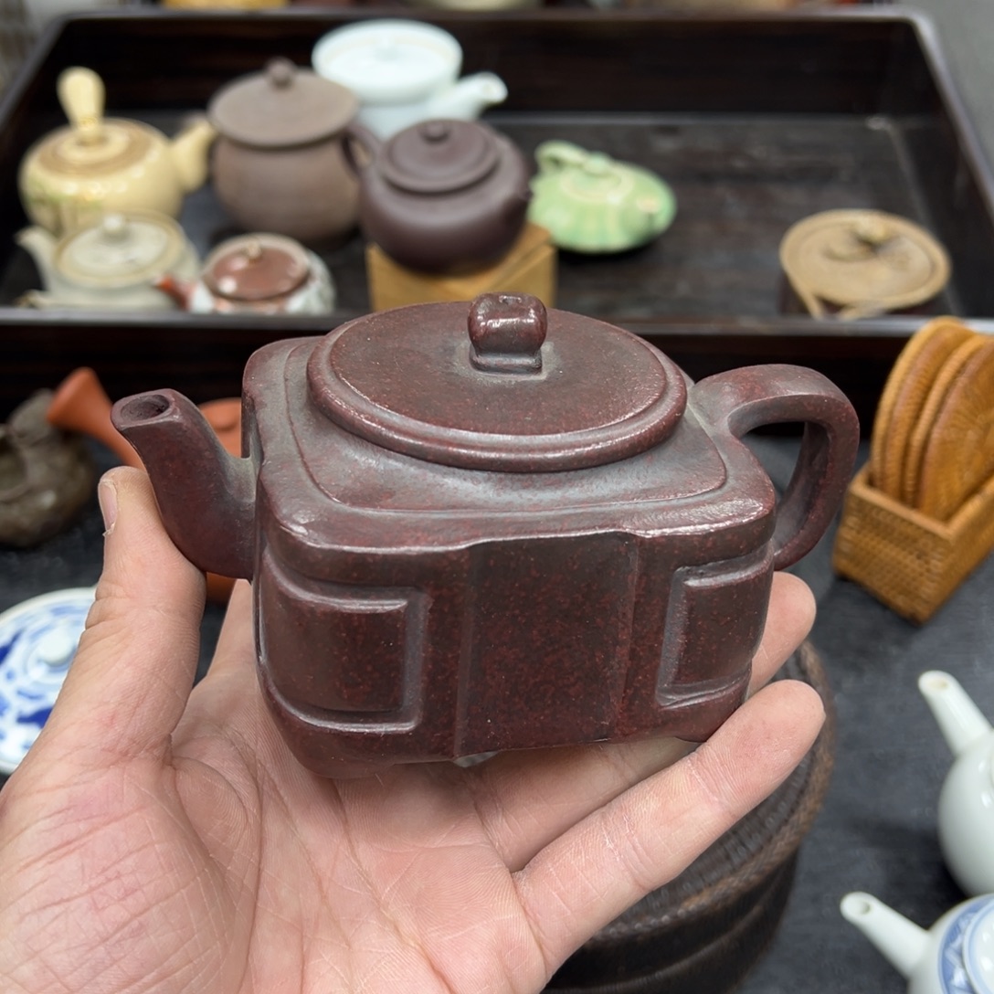 一***斋紫砂日本中古工艺品摆件