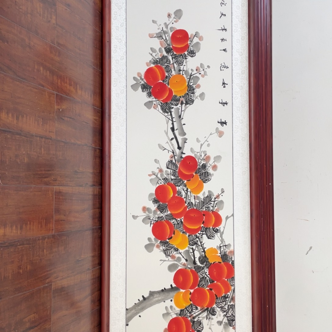 国画带框尺寸48*163厘米