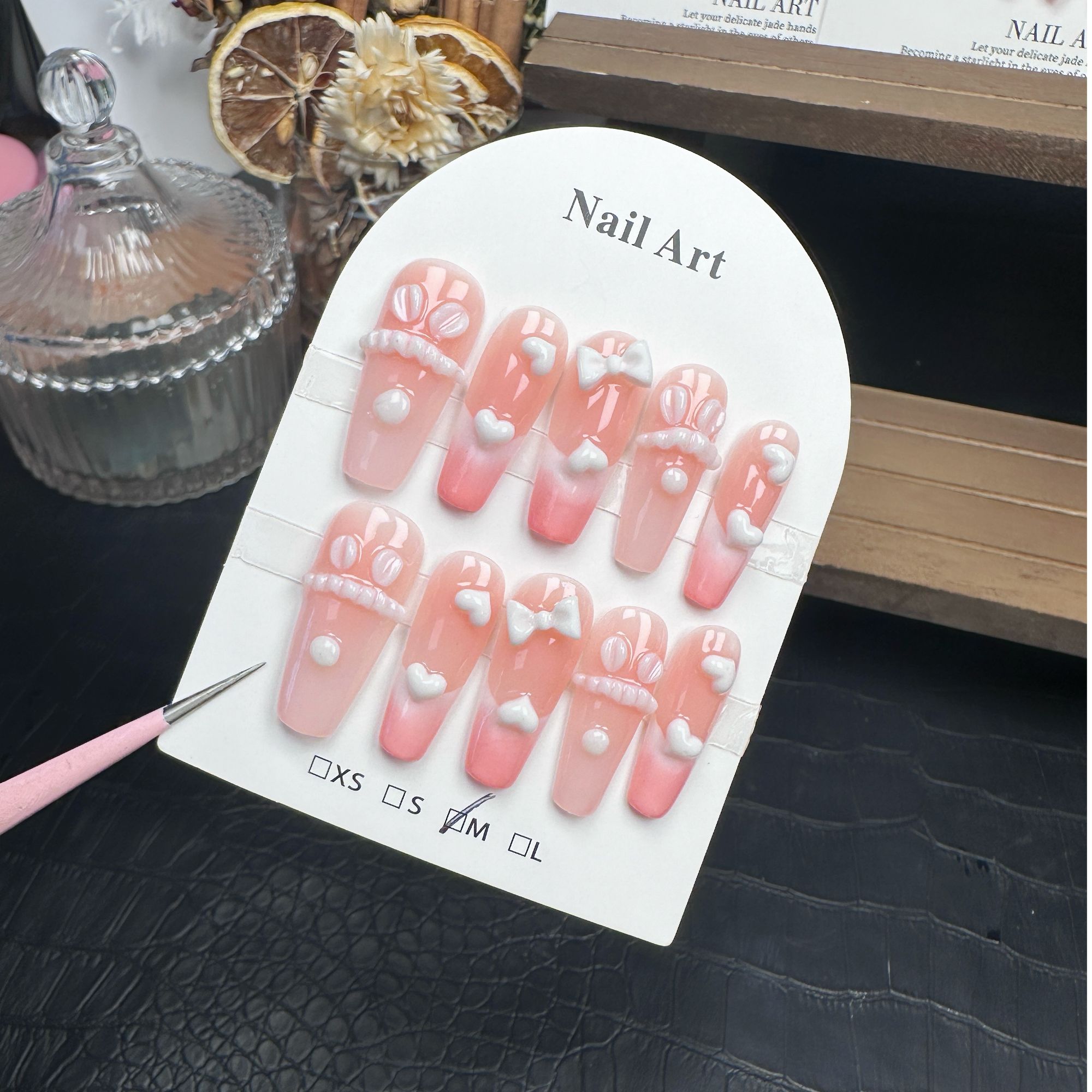 【奶油小兔】28奶油小兔纯手工穿戴甲