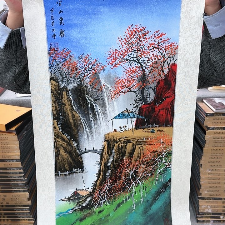 国画书法作品多次参加