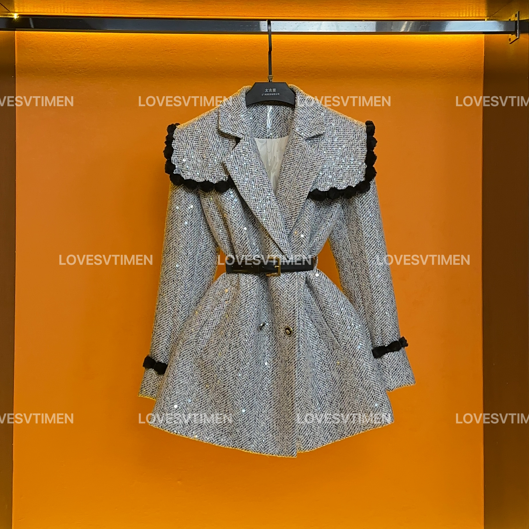 【宠粉价】冬季新款白鸭绒羽绒服设计师轻奢气质CO-541