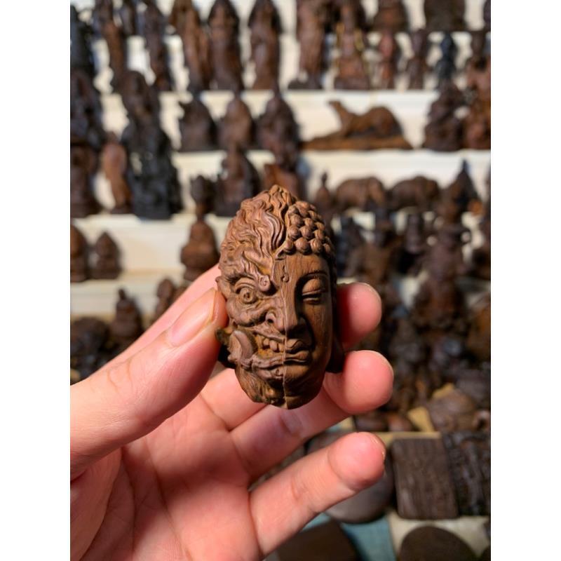 高货哦 太行崖柏5.8x3.3公分一念之间手摆件