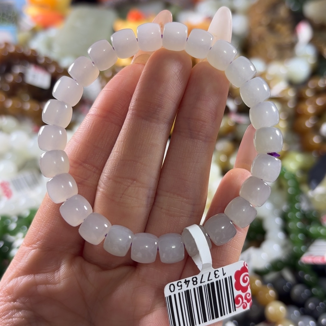 和田玉未镶嵌手串382