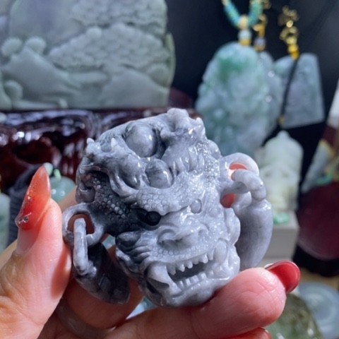【闪购商品】颈饰未镶嵌翡翠龙头