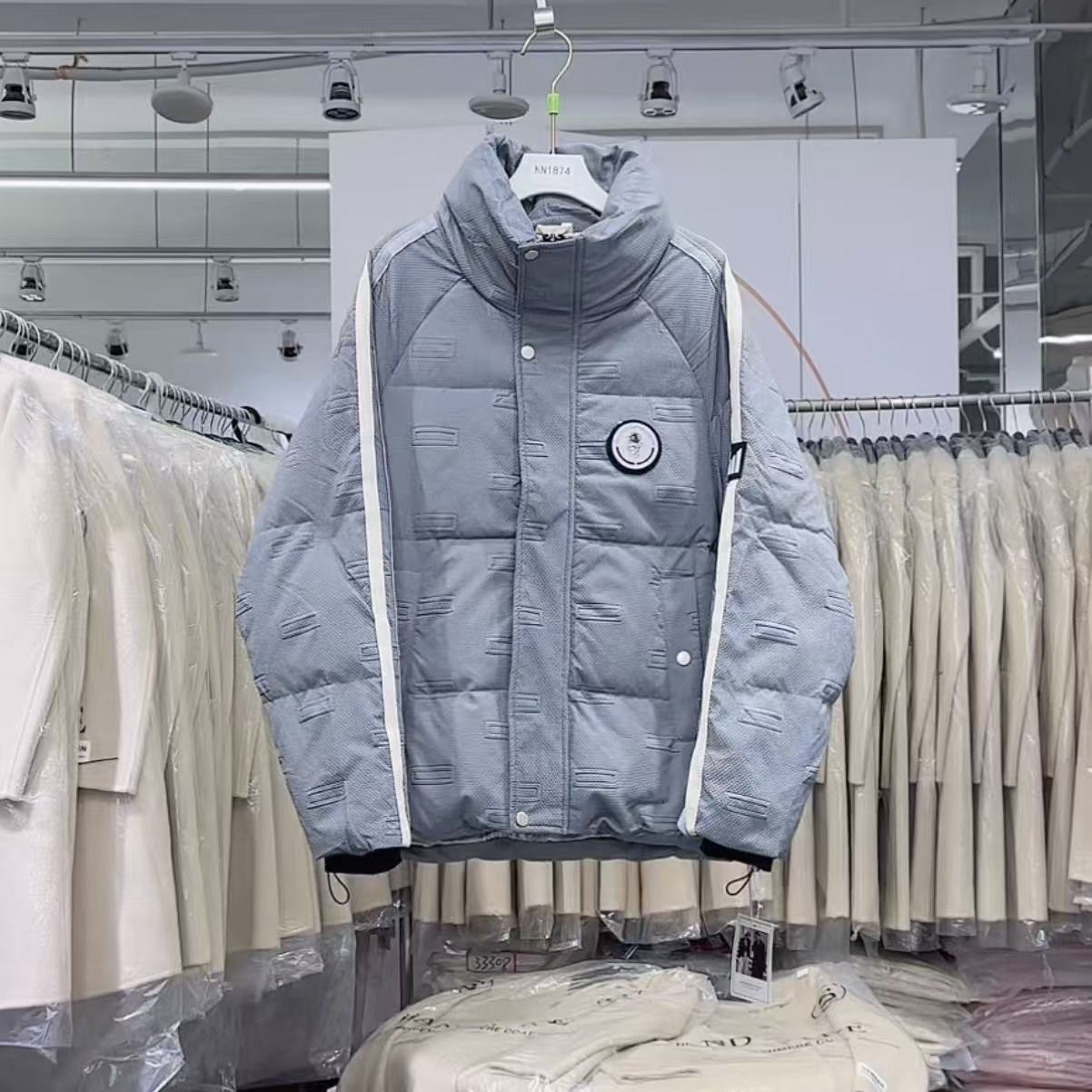 NN1874-时尚男款设计感棉衣显瘦洋气百搭