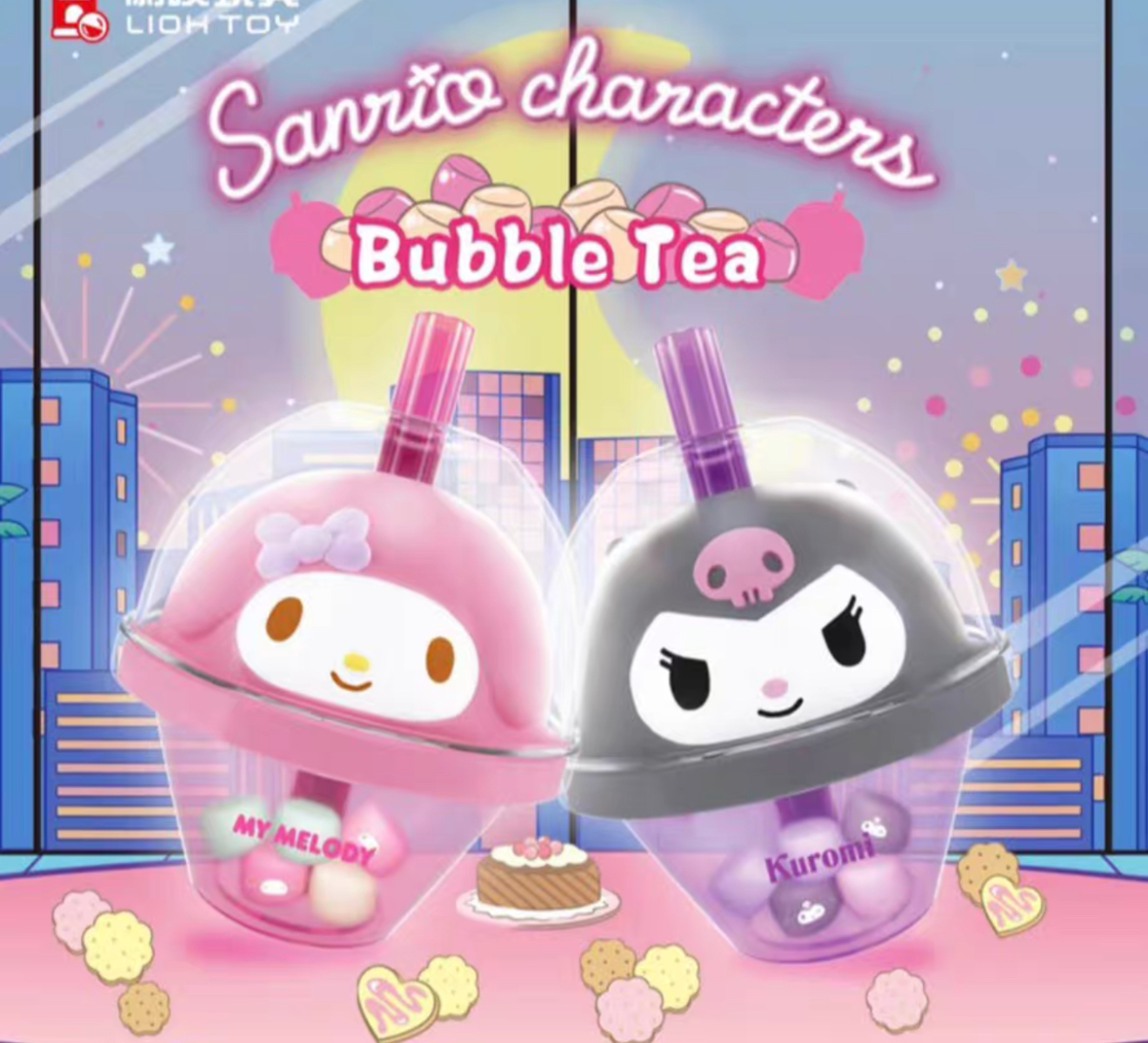 【珍珠奶茶】三丽鸥系列正版盲盒手办