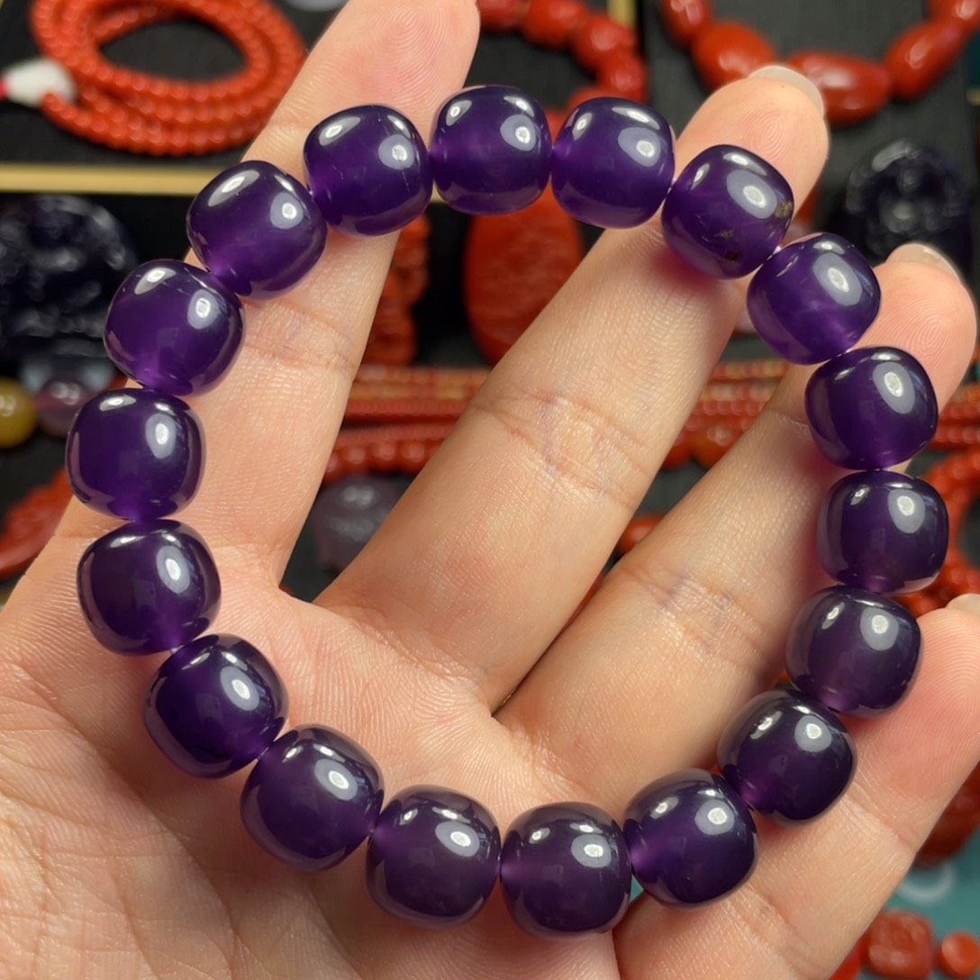 吉***@玛瑙/玉髓未镶嵌串12mm