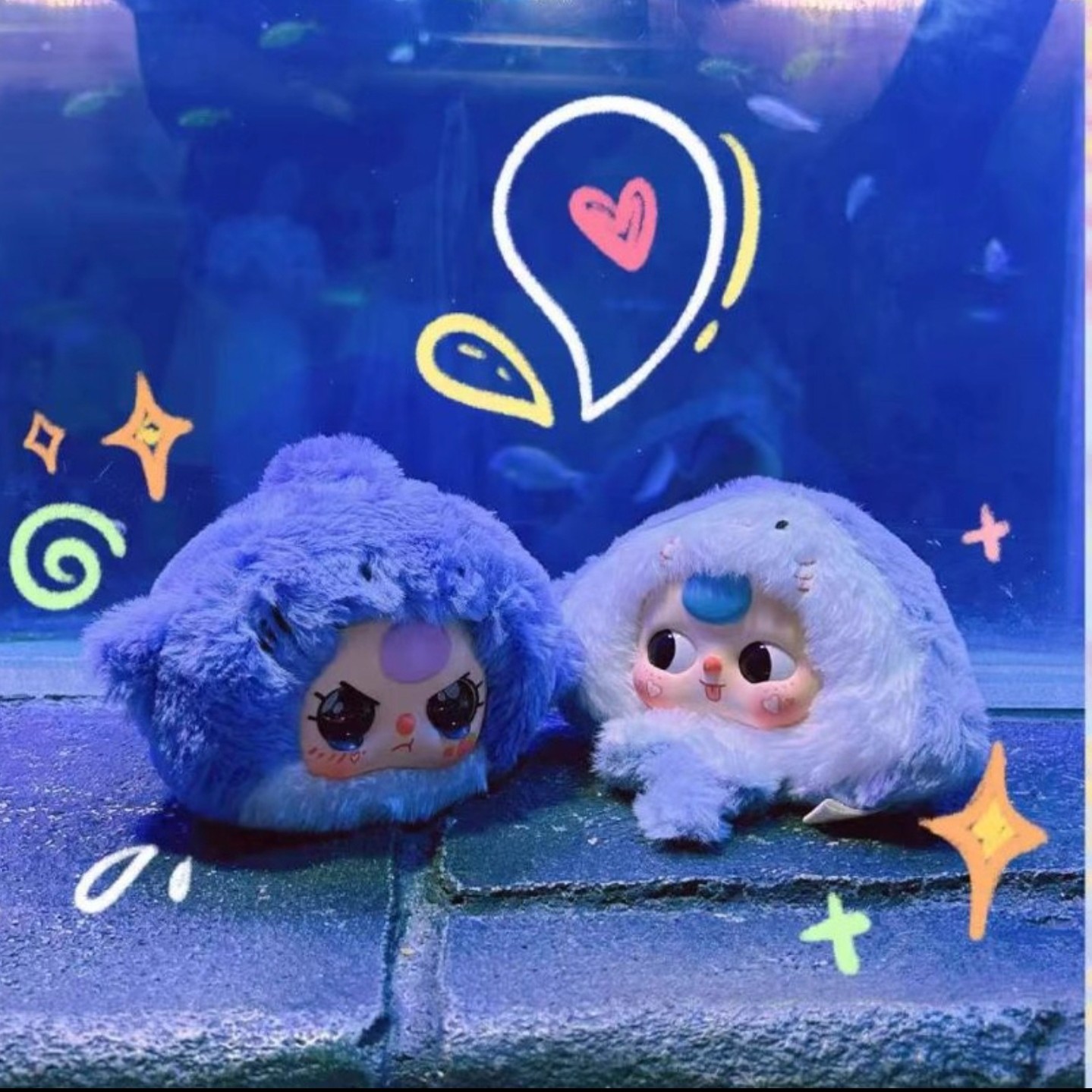 关+灯 娃三岁浪漫海洋毛绒
