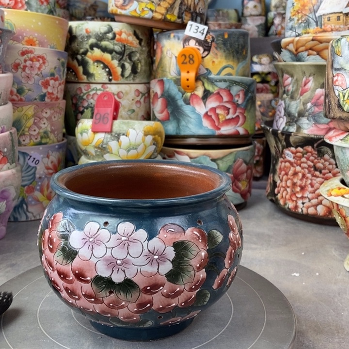 红陶景德镇艺术手绘作品