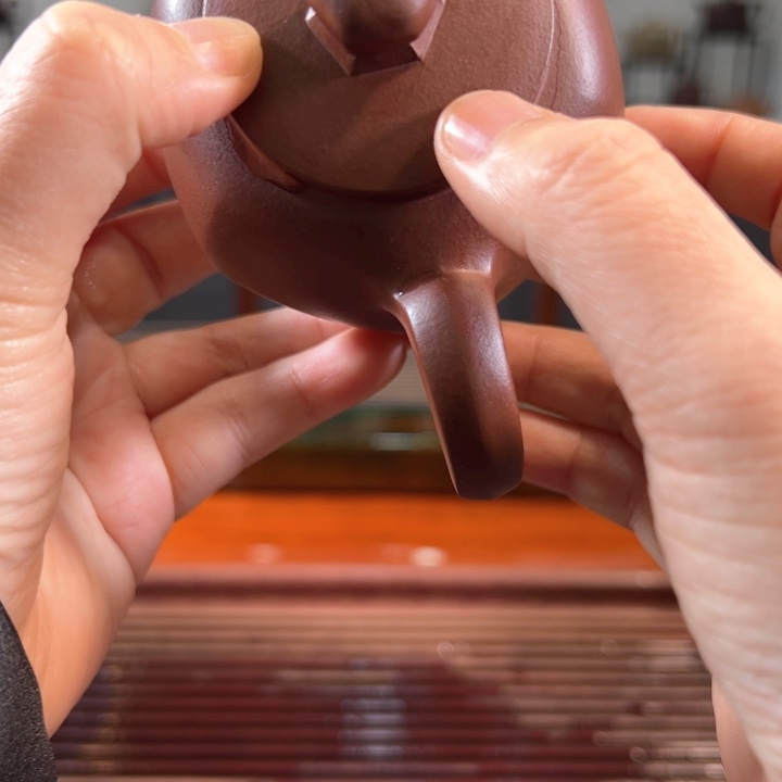 紫砂茶壶混六方巨轮