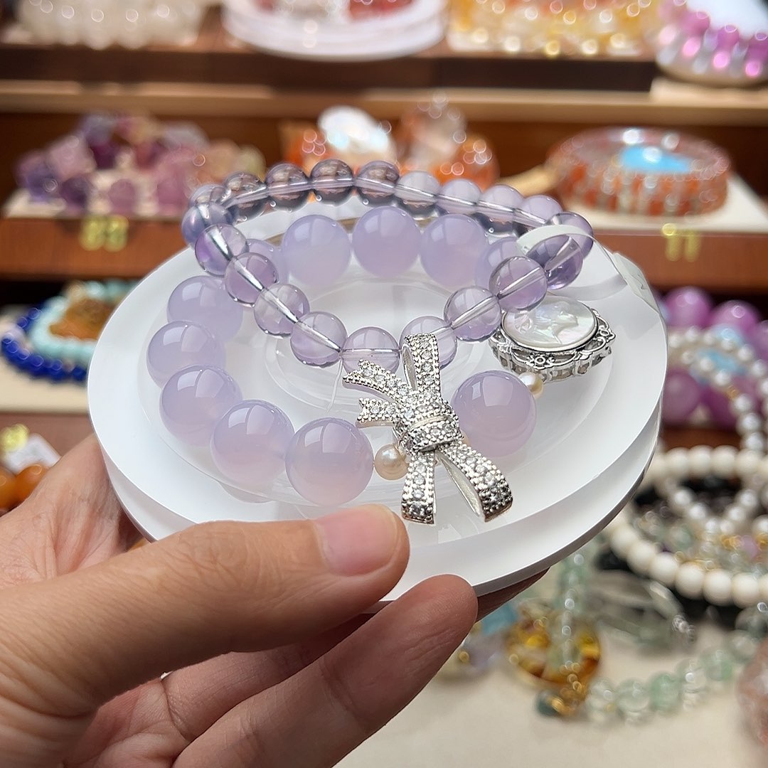 手串未镶嵌和田玉（青玉）夭*·