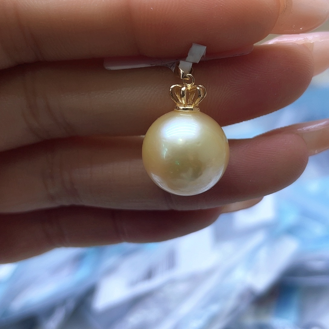 海水珍珠颈饰18K金镶嵌