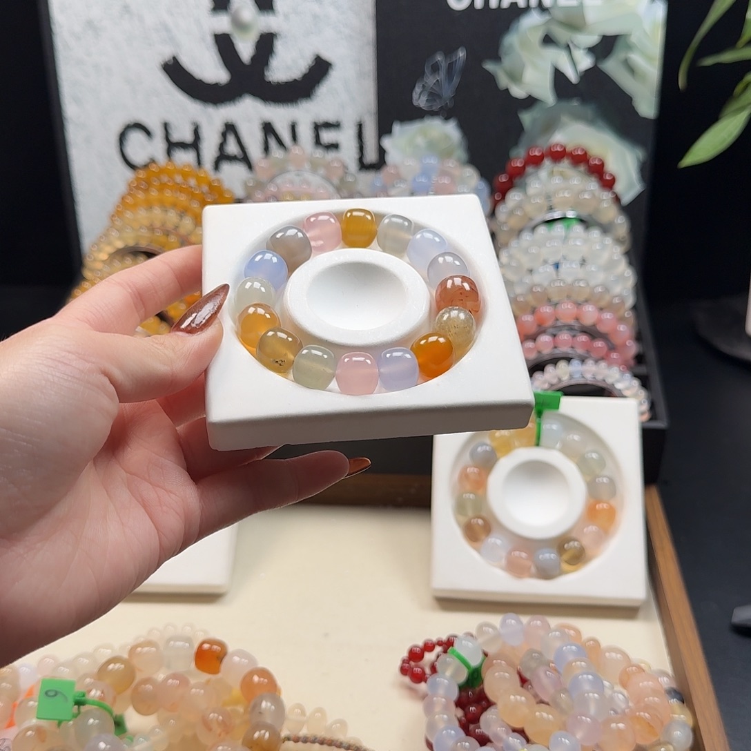 玛瑙/玉髓合金手链