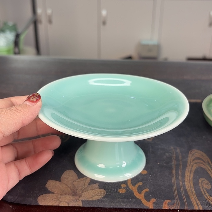 龙泉云间青瓷小米茶器