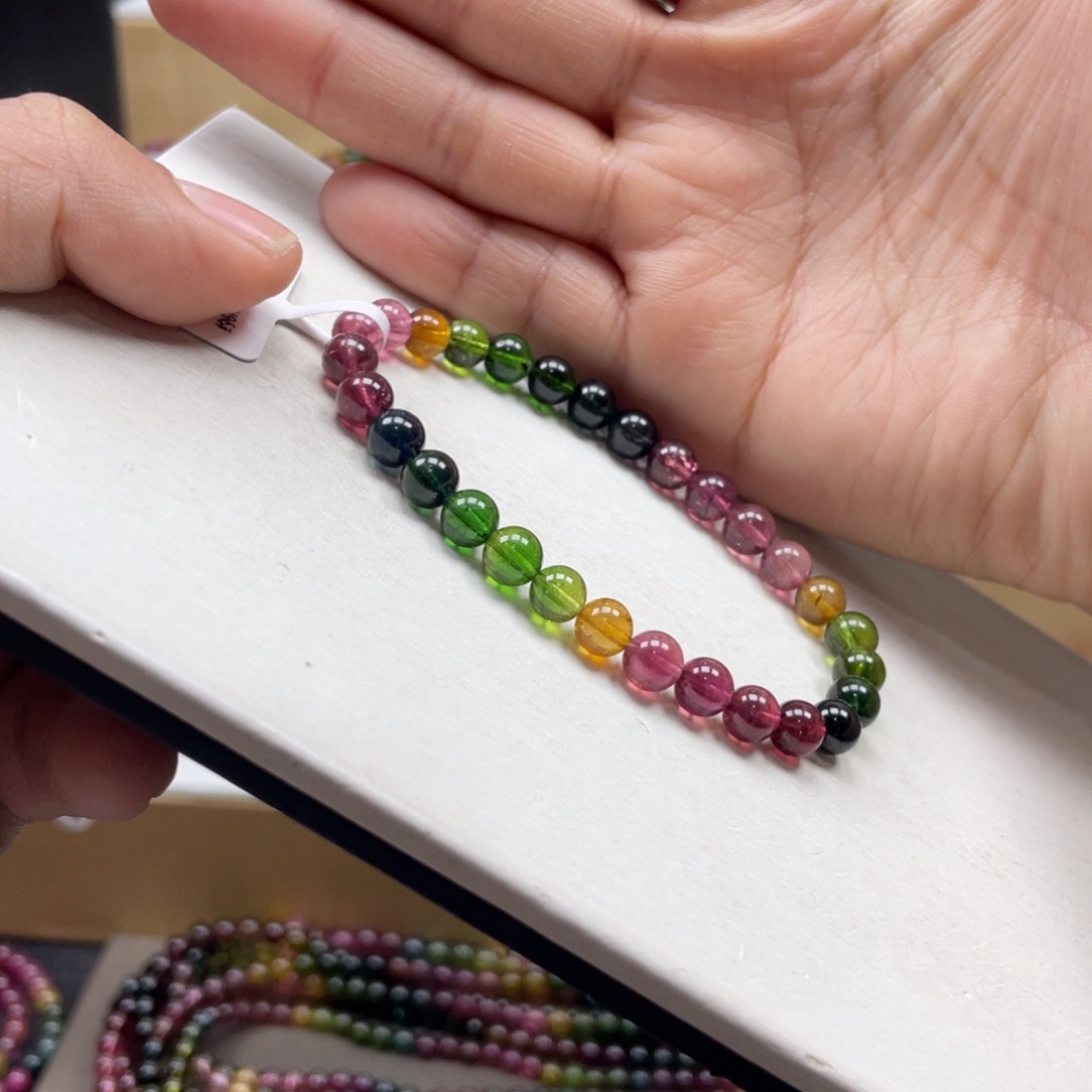 碧玺手串未镶嵌6mmmmmmmmmmmmmmmmmmmmmm