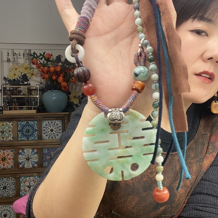 翡翠项链未镶嵌项链