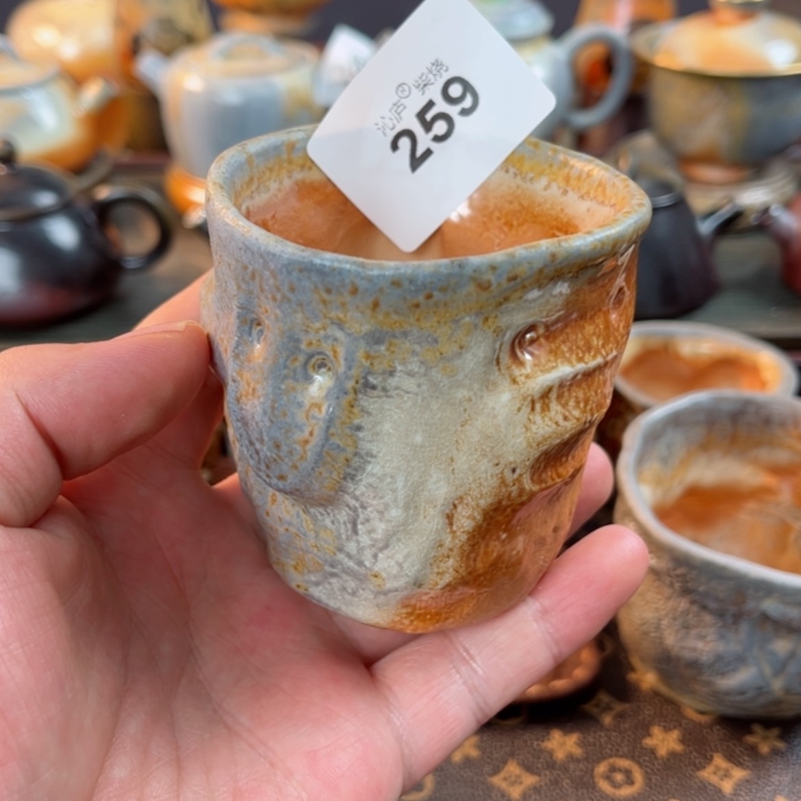 【闪购商品】沁庐柴窑古法柴烧手工茶具