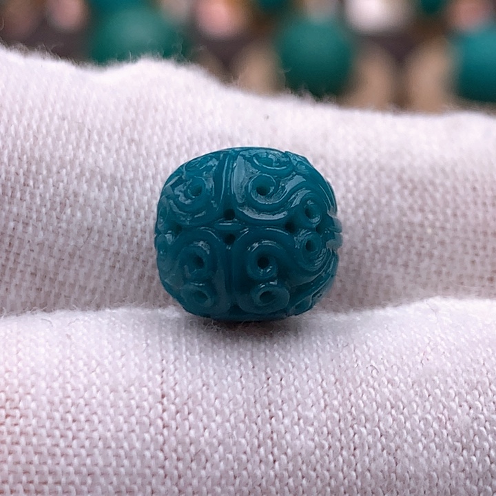 绿松石车挂未镶嵌