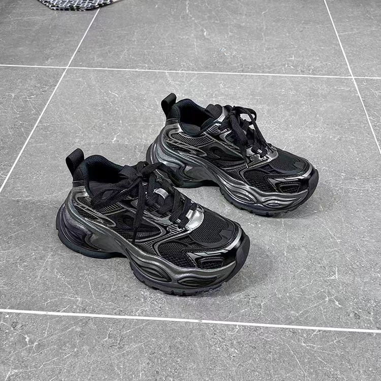 1028 增高透气老爹鞋女24新款厚底运动休闲鞋小个子网面轻便