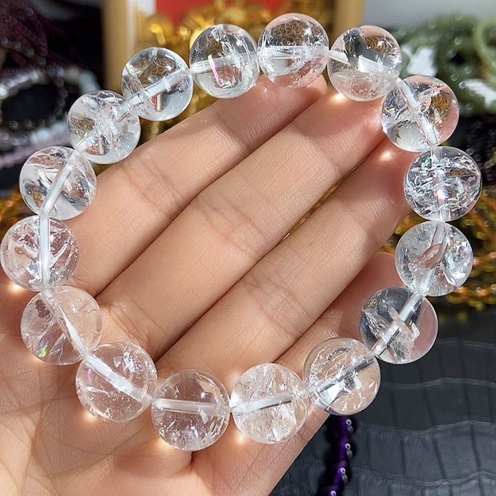 水晶手链未镶嵌白阿塞14