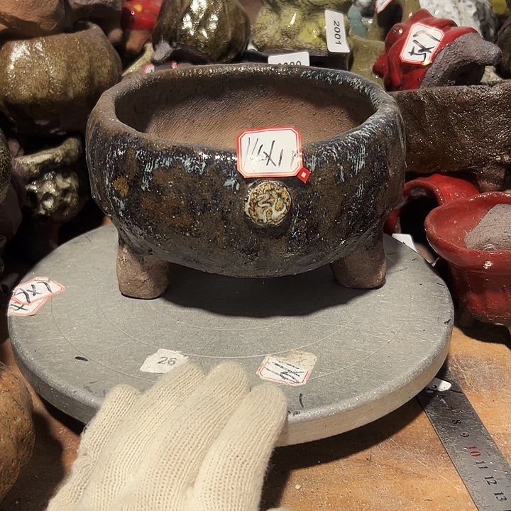 粗陶花盆制作就这样的