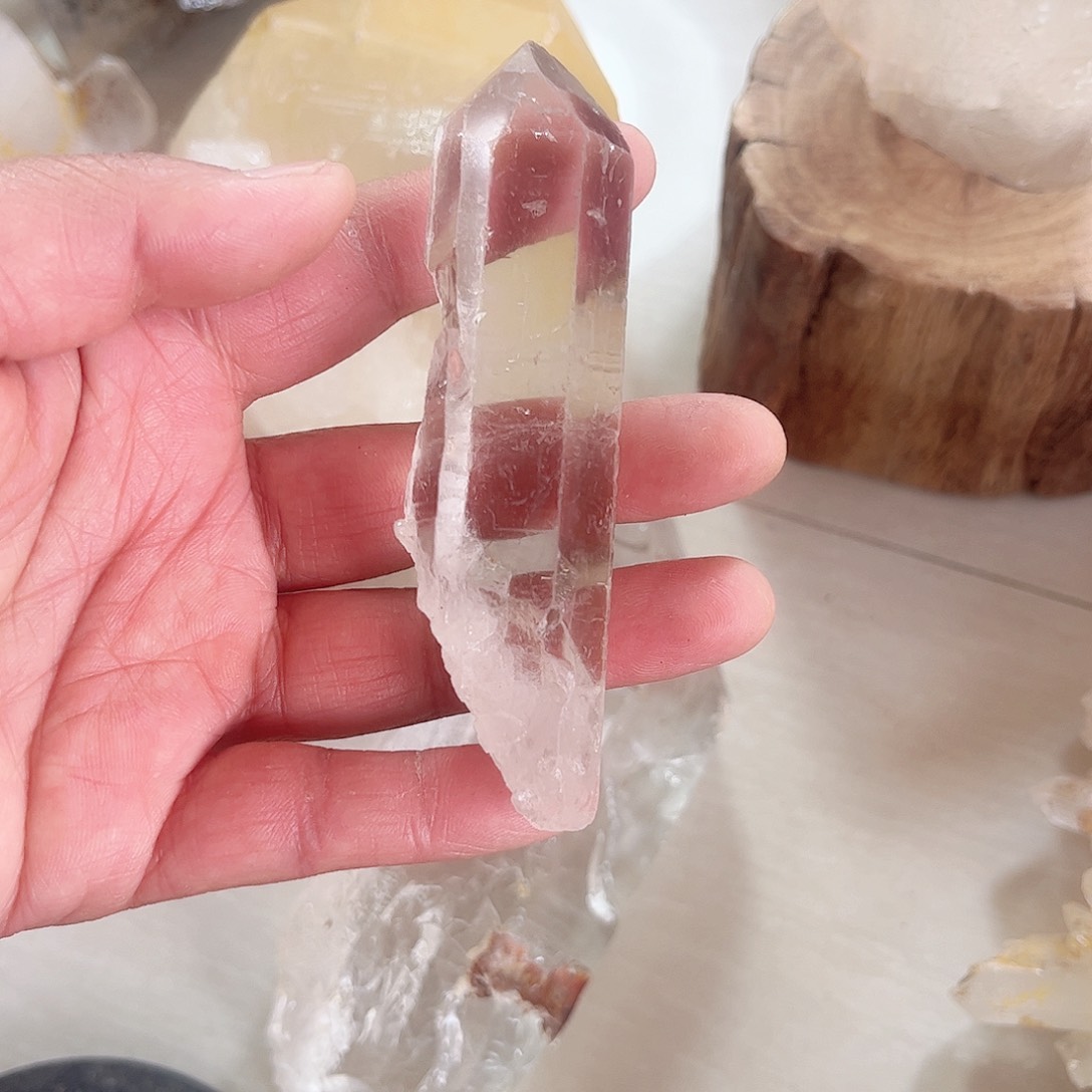 水晶天然水晶原石未镶嵌^****升