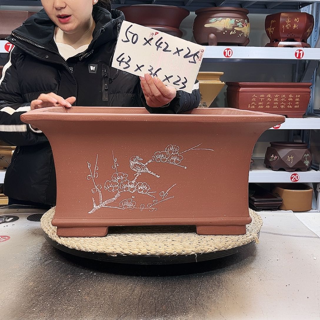 紫砂花盆紫砂花盆