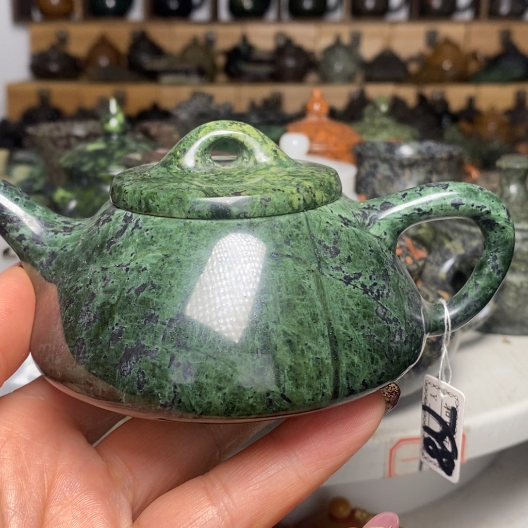 藏玉药王石福利款石瓢壶160cc