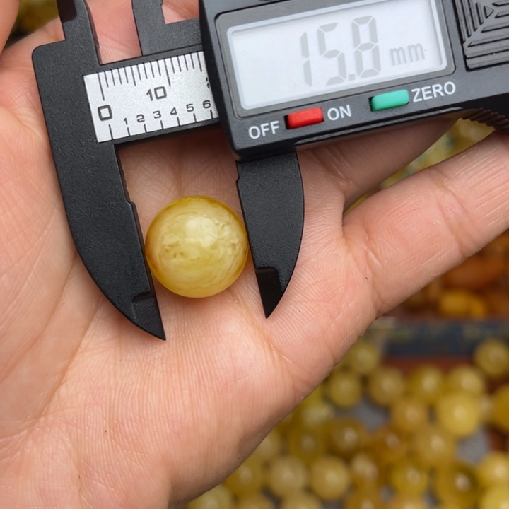 蜜蜡未镶嵌珠宝奇石天然蜜蜡散珠微瑕一粒188