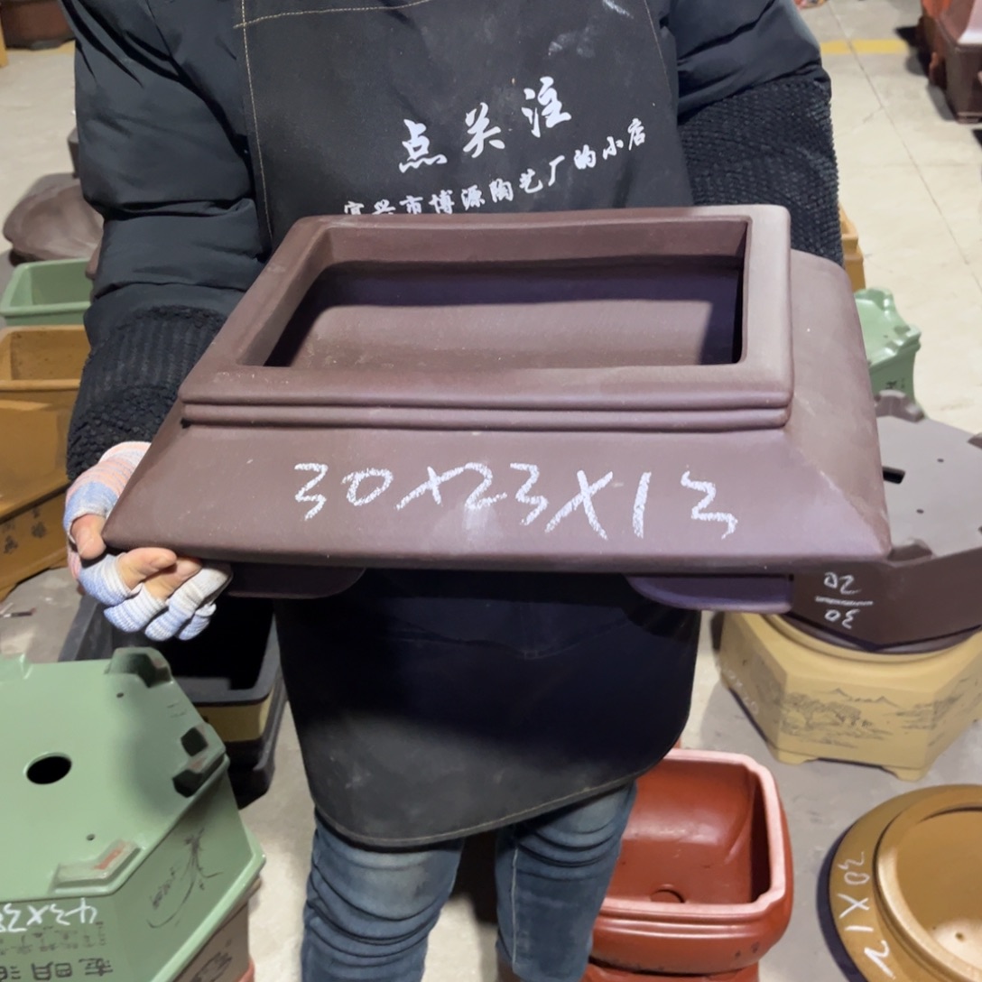 紫砂花盆盆景艺术