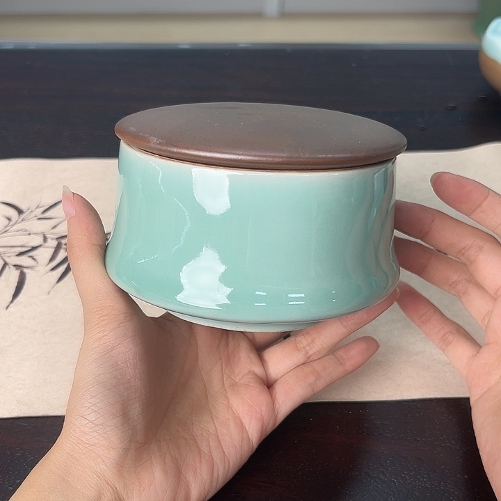 龙泉云间青瓷小米茶器
