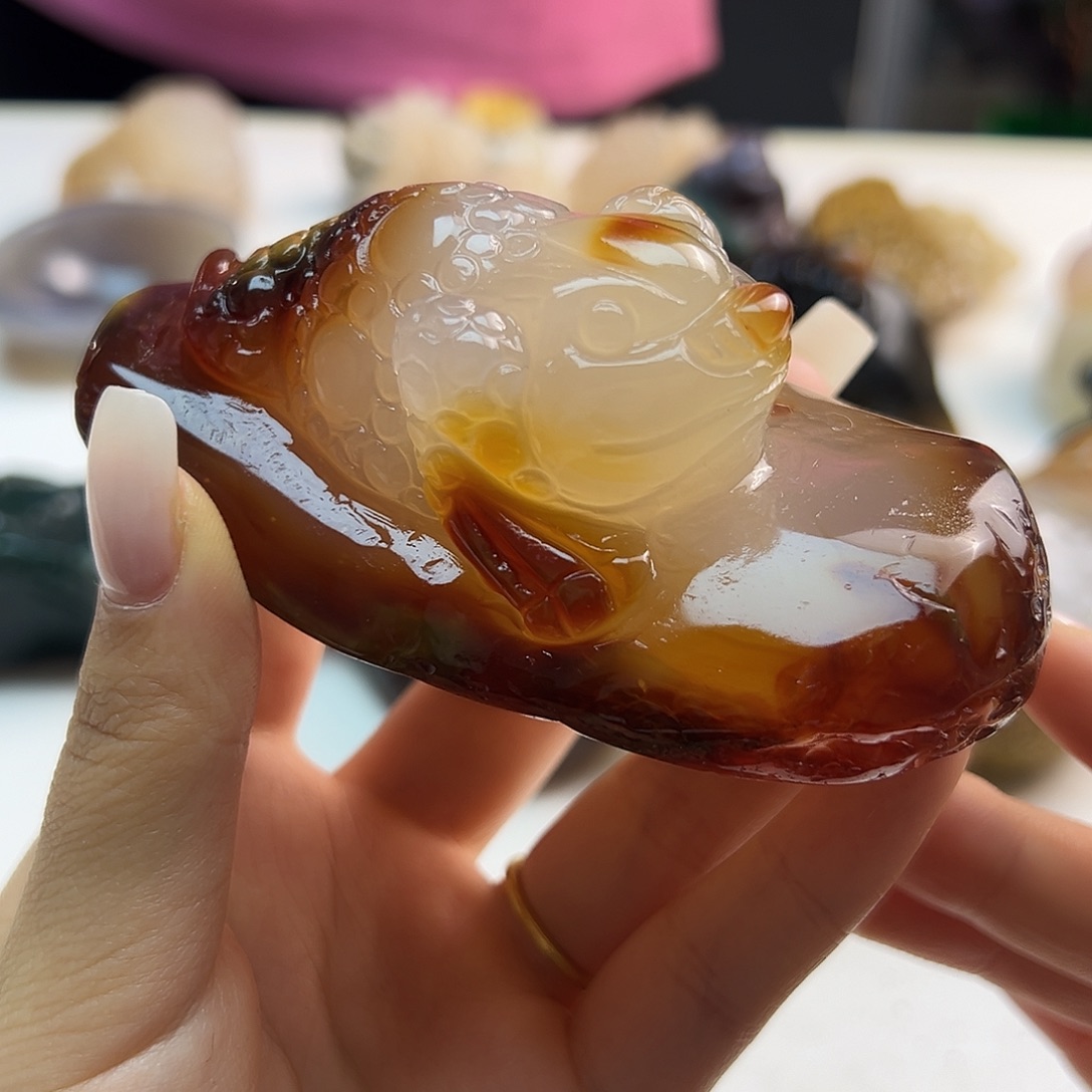 玛瑙/玉髓未镶嵌颈饰