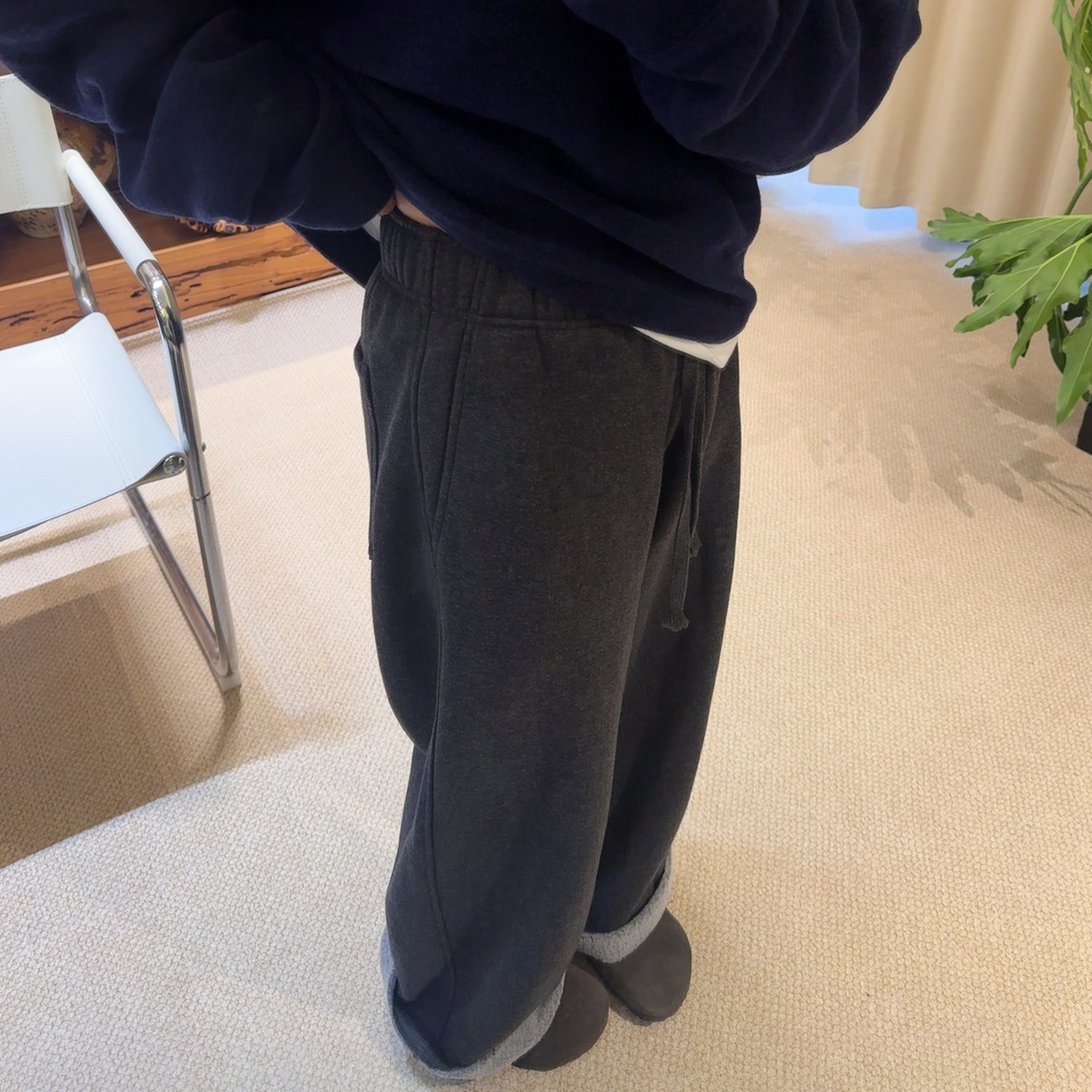 唯姐精选 加绒卫裤