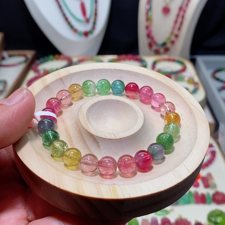 碧玺手链未镶嵌碧玺手链