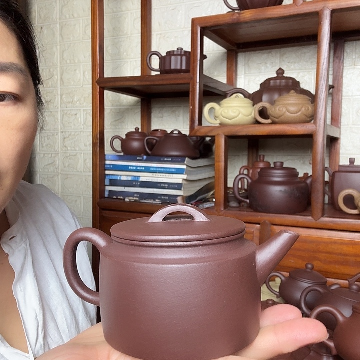 茶壶紫砂汉瓦240cc半手工
