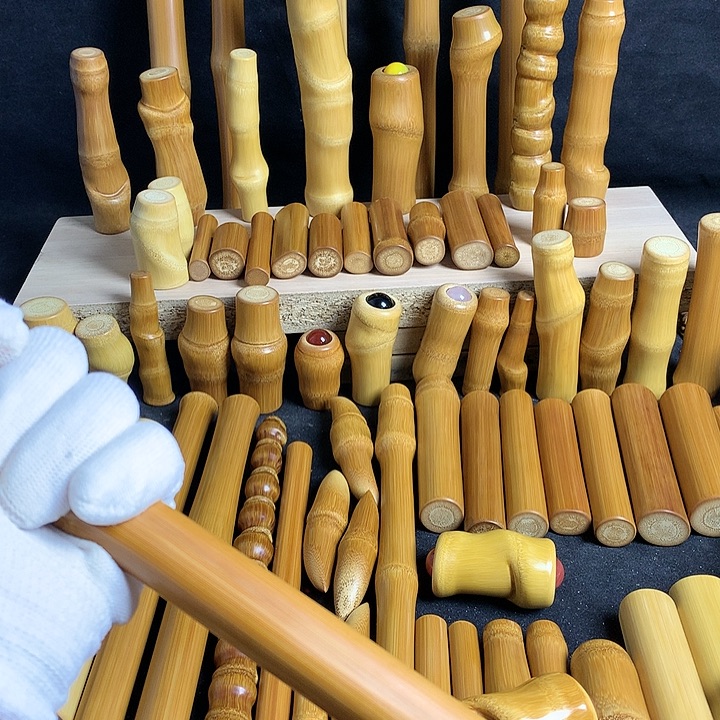 【闪购商品】迎**饰实心玉竹红皮长棍