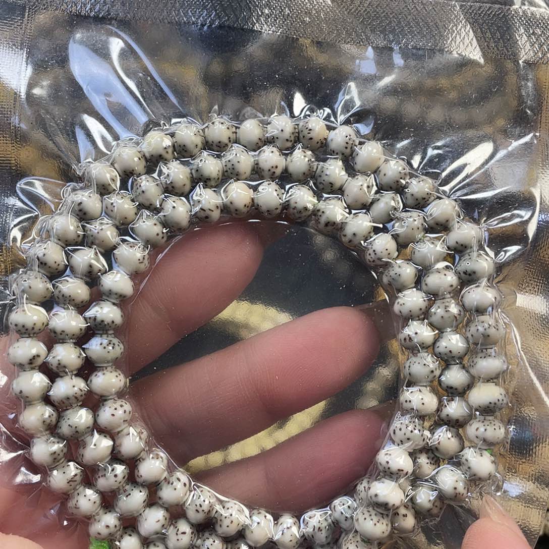 星月菩提吊坠石玉料大留白雕刻灯笼尺寸6