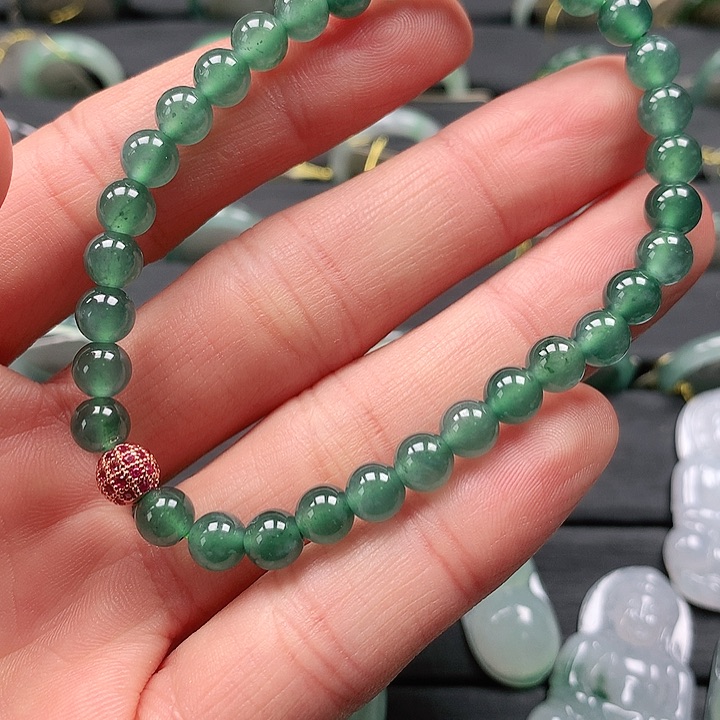 翡翠手链未镶嵌手链