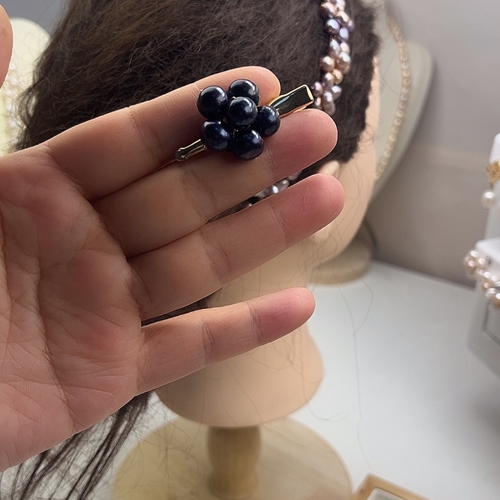 发夹淡水珍珠未镶嵌