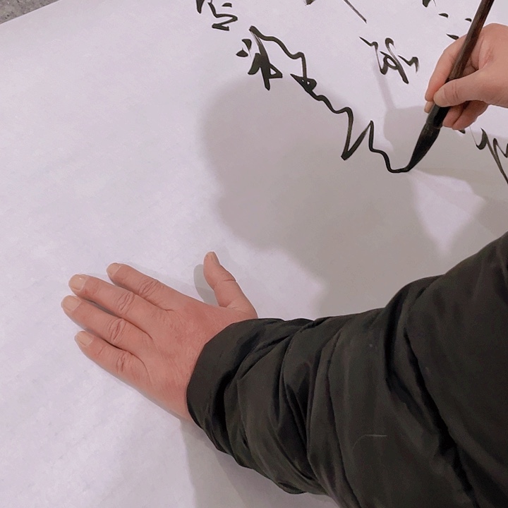 书法y****?尤老师书法作品六尺对开