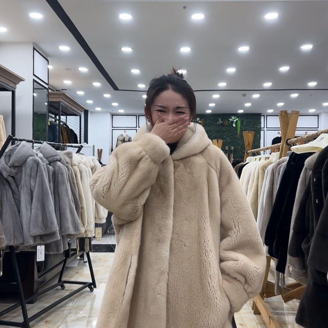 貂皮大衣外套韩版