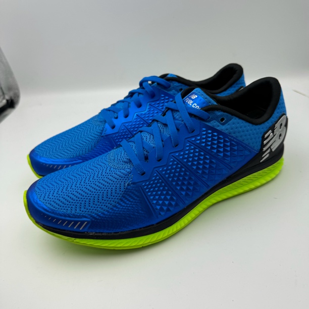 95新 MM6 42码265/NB FuelCell 织物人造革 马拉松跑步鞋 蓝色