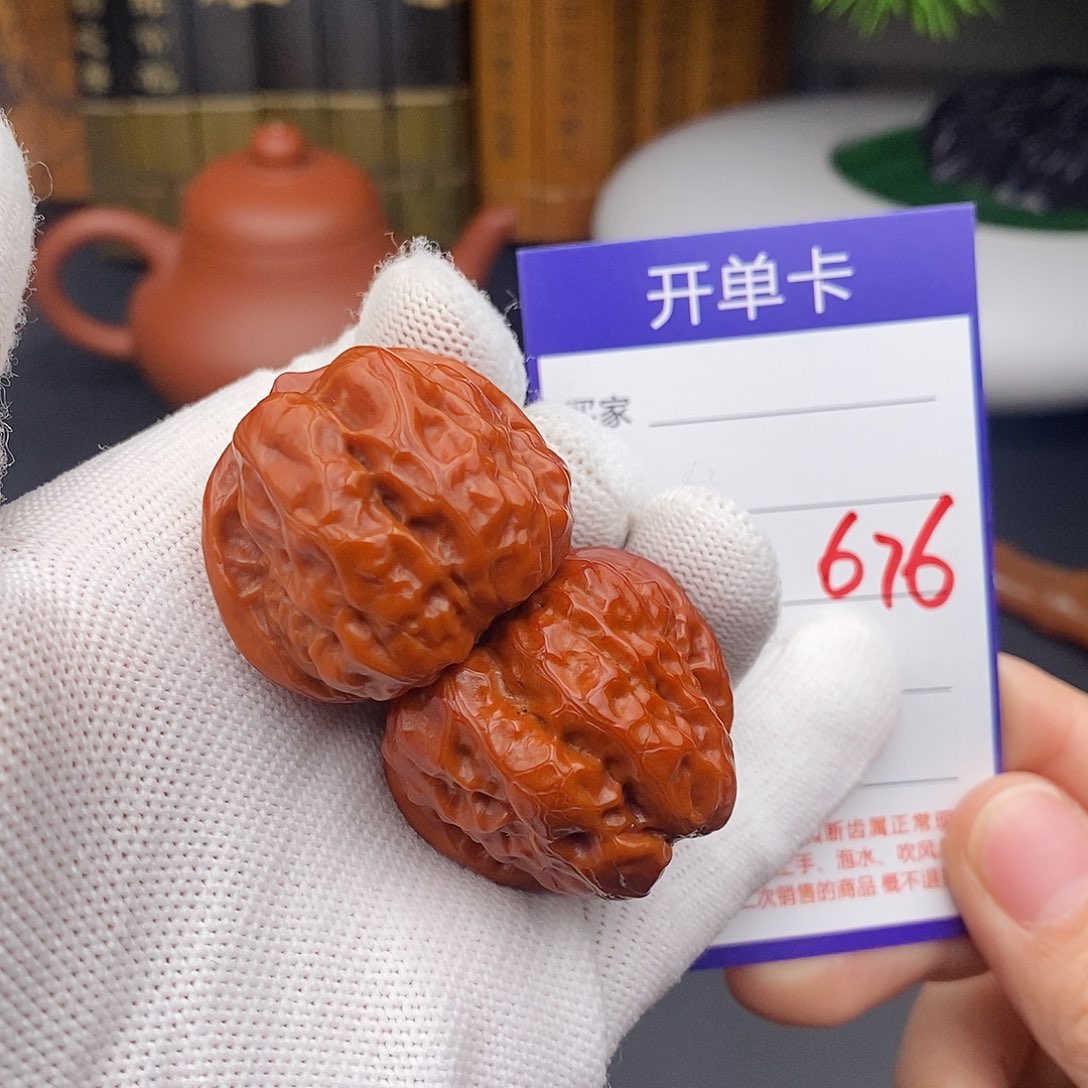 把件文玩核桃35蛤蟆头676