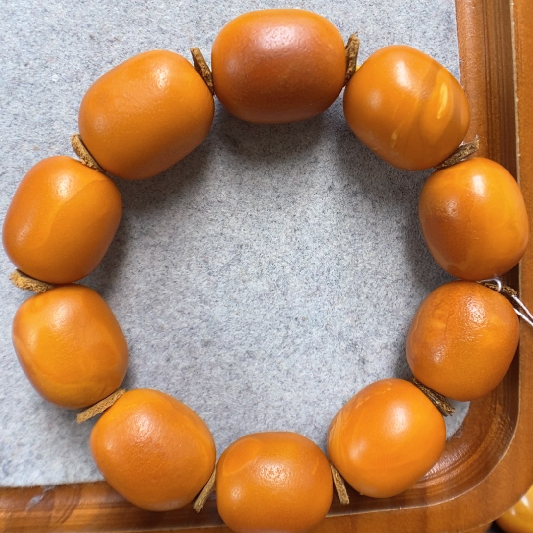 蜜蜡手串未镶嵌蜜蜡手串