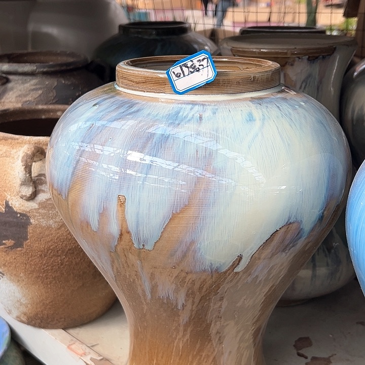 陶瓷景德镇精品花盆栽适合盆