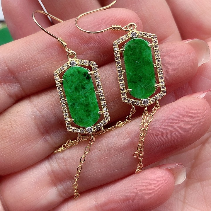 翡翠颈饰银S925镶嵌翡翠