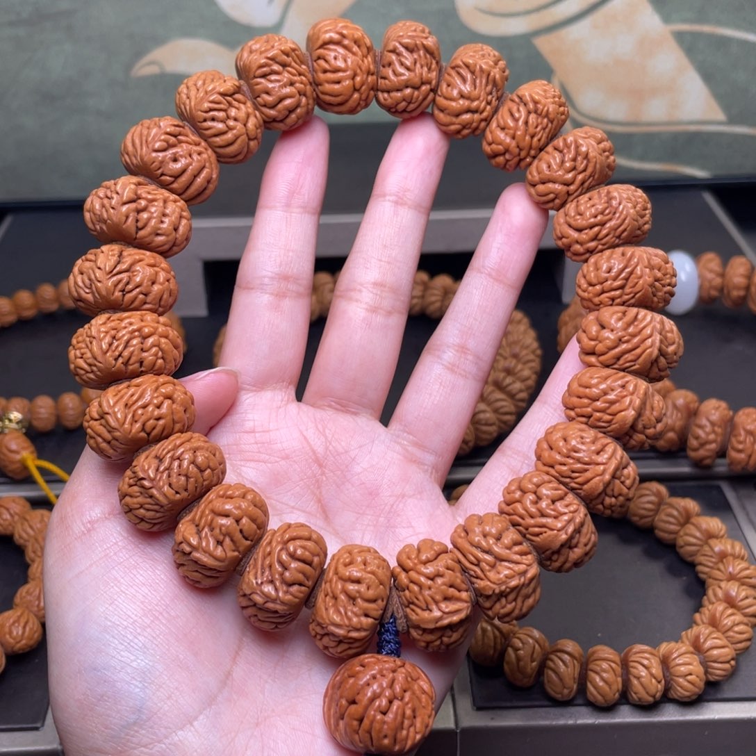 桃核吊坠23麒麟纹