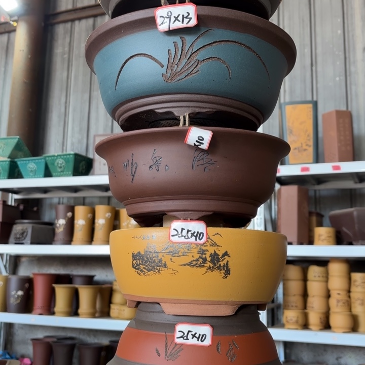 紫砂花盆       100-6